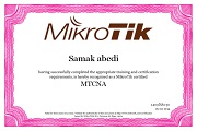 MTCNA Certificate